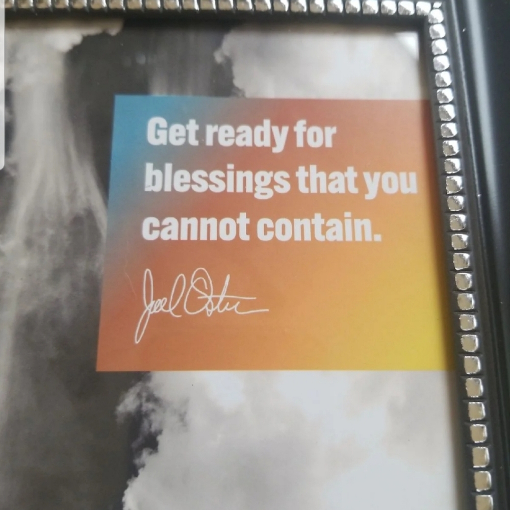 Joel Olsteen inspirational Art nwot